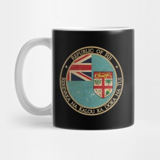 Vintage Republic of Fiji Oceania Oceanian Flag Mug